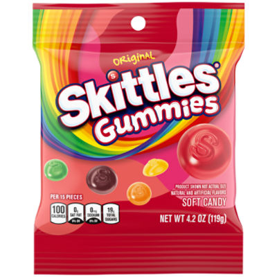 SKITTLES Gummies Original Gummy Candy Bag