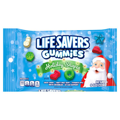 Life Savers Holiday Shapes Soft Candy Gummies, 9 oz