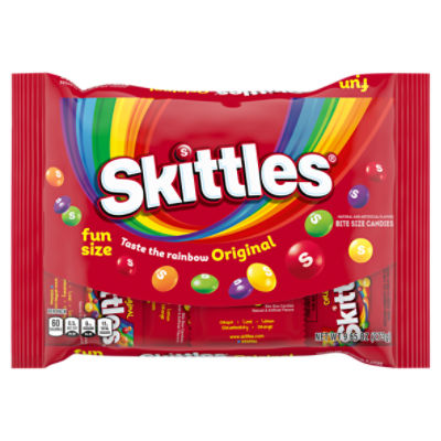 Skittles Original Bite Size Candies Fun Size, 9.65 oz