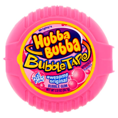 Wrigley's Hubba Bubba Bubble Tape Awesome Original Bubble