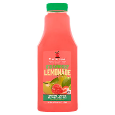 Mayer Bros. Strawberry Lemonade, 52 fl oz, 52 Fluid ounce