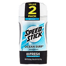 Speed Stick Ocean Surf Deodorant Value Pack, 3 oz, 2 count, 6 Ounce