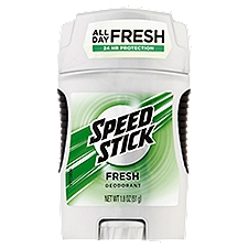 Speed Stick Fresh, Deodorant, 1.8 Ounce