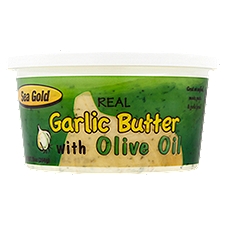 Sea Gold Real Garlic Butter with Olive Oil, 10 oz, 10 Ounce