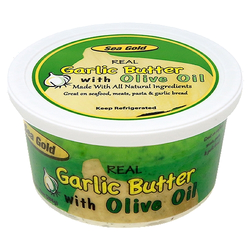 Sea Gold Real Garlic Butter with Olive Oil, 10 oz
