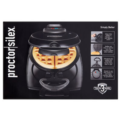 Proctor Silex Waffle Cone and Waffle Bowl Maker - White