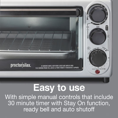 Proctor silex 4 slice toaster outlet oven