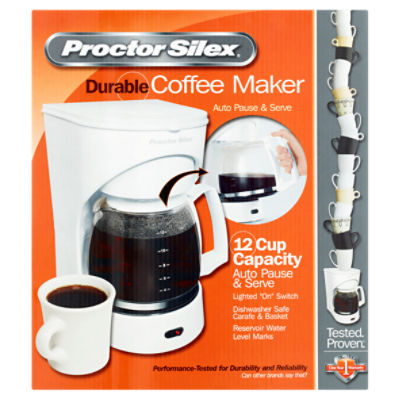 Proctor Silex Coffeemaker, Durable