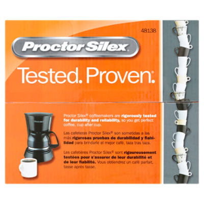 Proctor Silex Coffeemaker, Durable