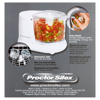 Proctor Silex Dishwasher Safe Food Processors