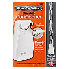 Proctor Silex Power Opener Durable Can Opener