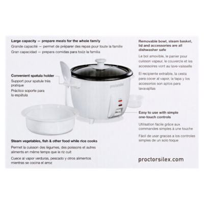 Proctor Silex 10 Cup Rice Cooker & Steamer