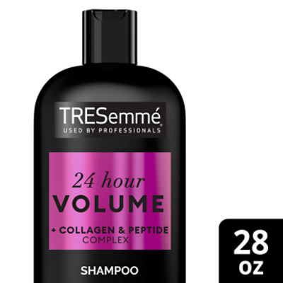 TRESemmé 24 Hour Volume + Collagen & Peptide Complex Shampoo, 28 fl oz