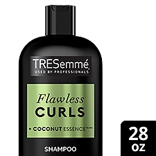 TRESemmé Flawless Curls Intense Moisture Lock Hydration Intense + Coconut Essence Shampoo, 28 oz, 28 Ounce