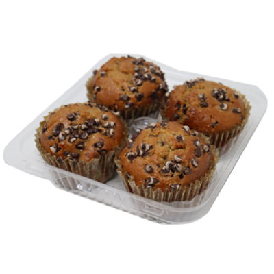 Banana Chocolate Chip Muffin 4 pack - Fairway