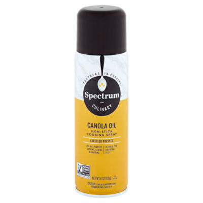 Spectrum Culinary Canola Oil Non-Stick Cooking Spray, 6 oz