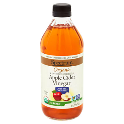 Spectrum Organic Filtered Apple Cider Vinegar, 16 fl oz ShopRite
