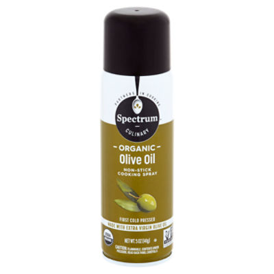 Spectrum Culinary Organic Olive Oil NonStick Cooking Spray, 5 oz