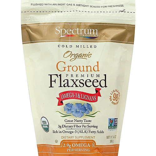 Spectrum Essentials Flaxseed - Organic Premium Ground, 14 oz