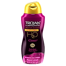 Trojan H2O Personal Lubricant, Closer Water-Based, 5.5 Fluid ounce