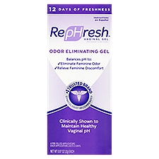 Rephresh Odor Eliminating Vaginal Gel, 0.07 oz, 4 count