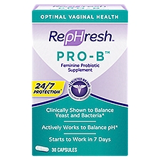 Rephresh Pro-B Vaginal Probiotic Supplement, 30 count