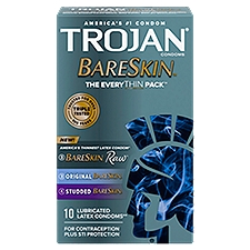 Trojan BareSkin The EveryThin Pack Condoms, 10 count