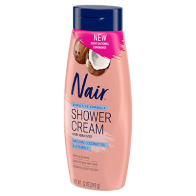 NAIR SENSITIVE SHOWER POWER CREAM COCONUT OIL 12.0ounce ShopRite