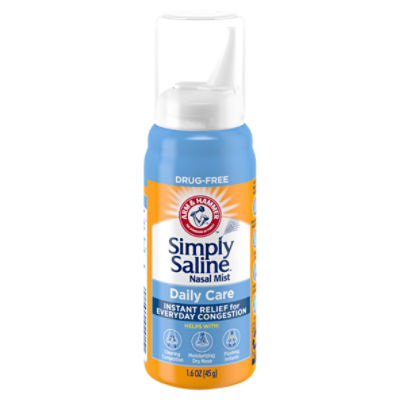 Arm & Hammer Simply Saline Daily Care Nasal Mist, 1.6 oz, 1.6 Ounce
