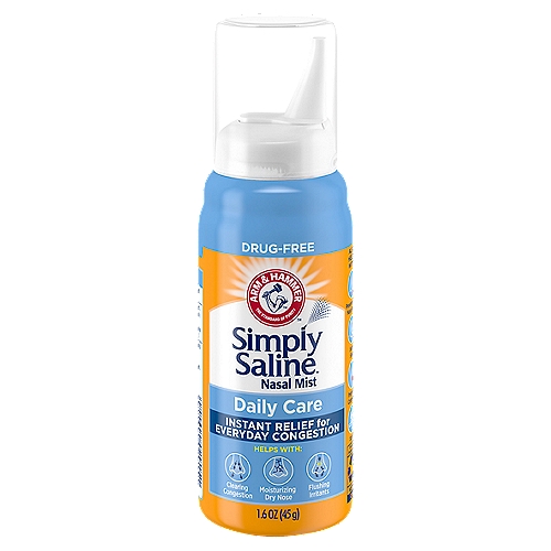 Arm & Hammer Simply Saline Daily Care Nasal Mist, 1.6 oz