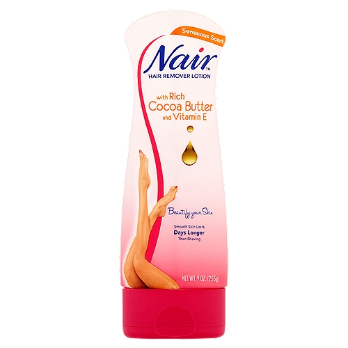 Nair Sensuous Scent Hair Remover Lotion, 9 oz