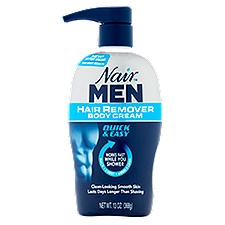 Nair Men Hair Removal Body Cream Pump, 13 Ounce