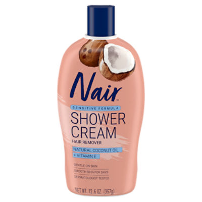 Nair Sensitive Formula Hair Remover Shower Cream, 12.6 oz