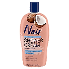 Nair Sensitive Formula Hair Remover Shower Cream, 12.6 oz