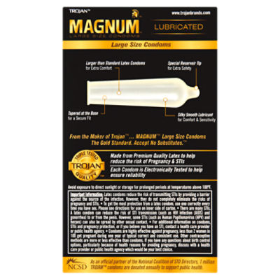 Magnum XL Lubricated Condom Logo Men's Boxer Briefs Black 