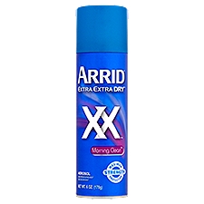 Arrid Extra Extra Dry XX Morning Clean Aerosol Antiperspirant Deodorant, 6 oz