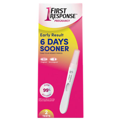 First Response Early Result Pregnancy Tests, 2 count, 2 Each
