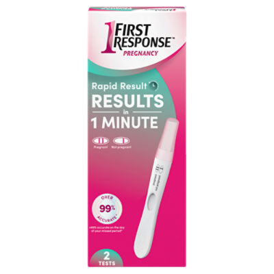 First Response Rapid Result Pregnancy Tests, 2 count, 2 Each