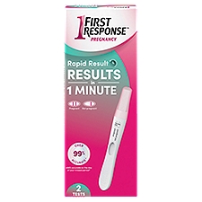 First Response Pregnancy Test, Rapid Result, 2 Each