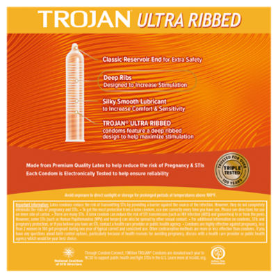  Trojan Ultra Thin Premium Lubricated Condoms - 36 Count :  Health & Household