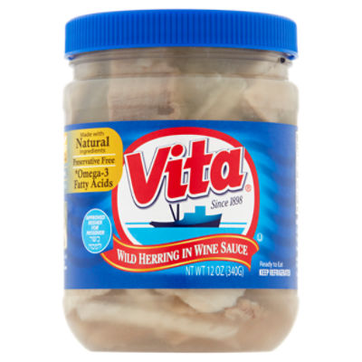 Vita Wild Herring in Wine Sauce, 12 oz The Fresh Grocer