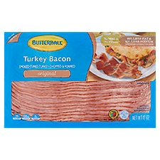 Butterball Sliced Turkey Bacon, 12 Ounce