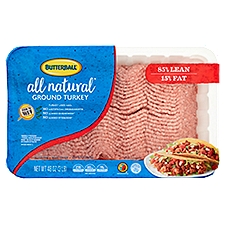 Butterball All Natural Ground Turkey, 48 oz