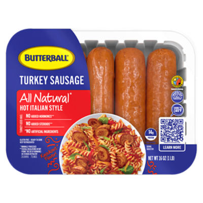 Butterball Hot Italian Style Lean Turkey Sausage