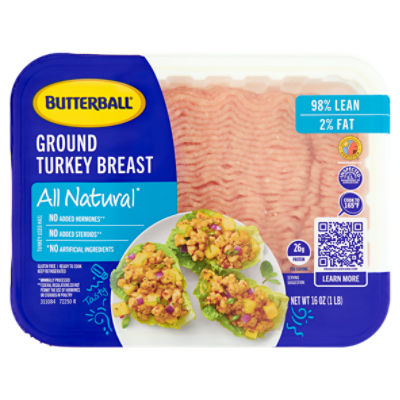 Butterball Ground Turkey Breast, 16 oz