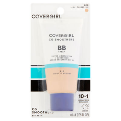 Covergirl CG Smoothers 810 Light to Medium Broad Spectrum BB Cream, SPF 15, 1.35 fl oz