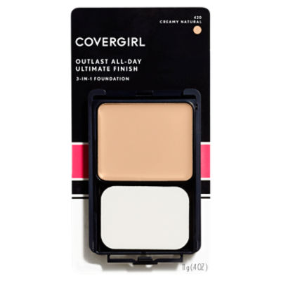 Covergirl Outlast All-Day Ultimate Finish 420 Creamy Natural 3-in-1 Foundation, 11 g