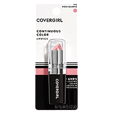 Covergirl Continuous Color 415 Rose Quartz Shimmer Lipstick, .44 fl oz liq