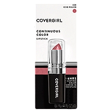 Covergirl Continuous Color 420 Iced Mauve Lipstick, .44 fl oz