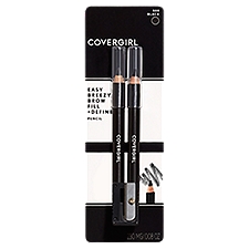 Covergirl Easy Breezy Brow Fill + Define 500 Black Noir, Pencils, 0.06 Ounce